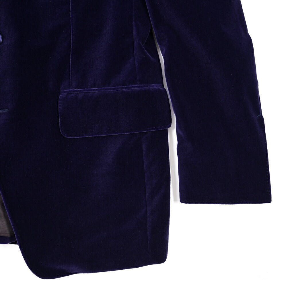 TOM FORD コットン100% ベルベットタキシードジャケット パープル 52 | GUARDAROBA MILANO OFFICIAL STORE