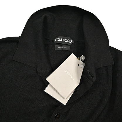 TOM FORD シルク100% フルオープンニットポロシャツ｜436704｜GUARDAROBA MILANO OFFICIAL STORE