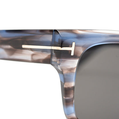 TOM FORD “FT1304” サングラス スクエア型 クリアブルー 【53□20 145】 | GUARDAROBA MILANO OFFICIAL STORE