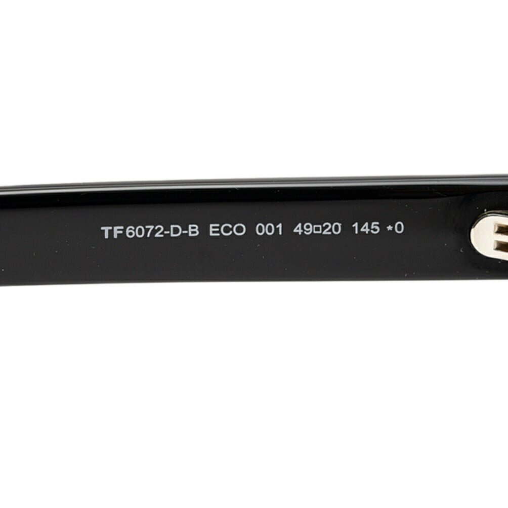 TOM FORD “FT6072DB” メガネフレーム ウェリントン型 / アジアンフィット ブラック 【49□20 145】 | GUARDAROBA MILANO OFFICIAL STORE