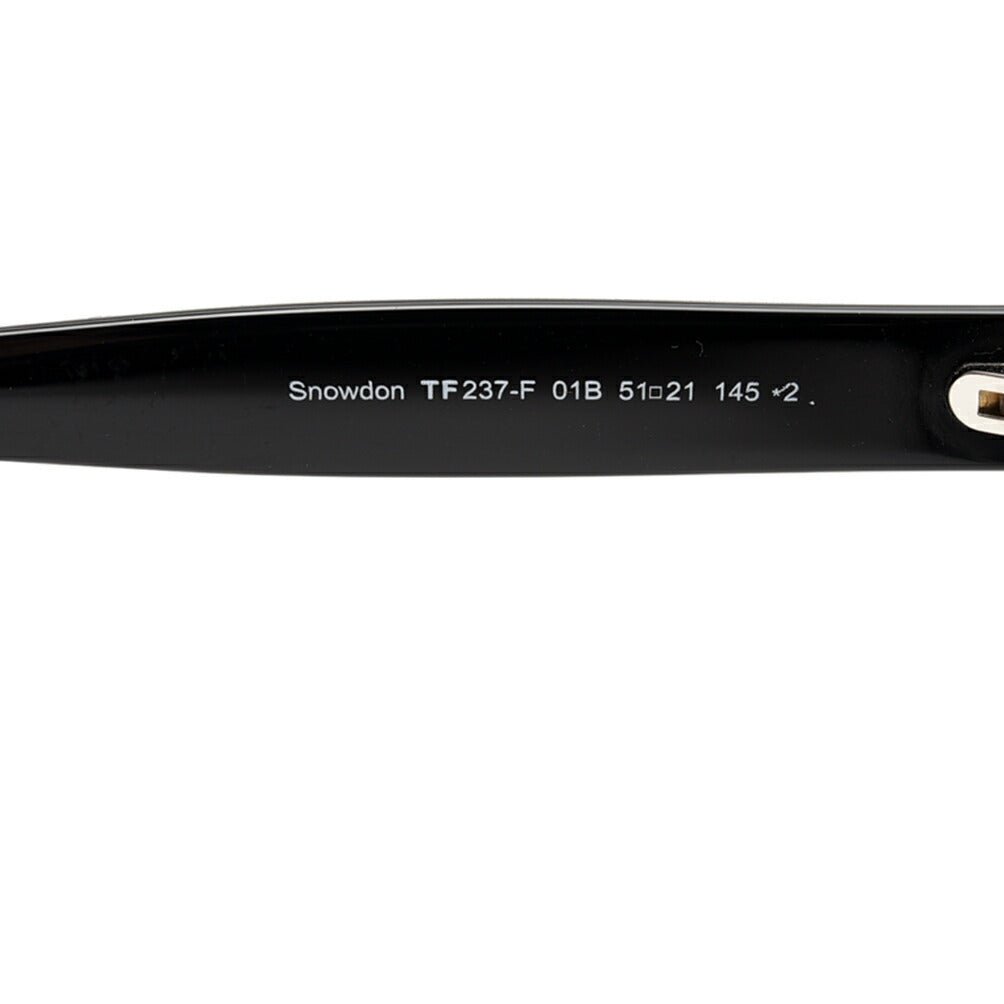 TOM FORD “TF0237 - F SNOWDON” サングラス ウェリントン型 / アジアンフィット ブラック 【51□21 145】 | GUARDAROBA MILANO OFFICIAL STORE