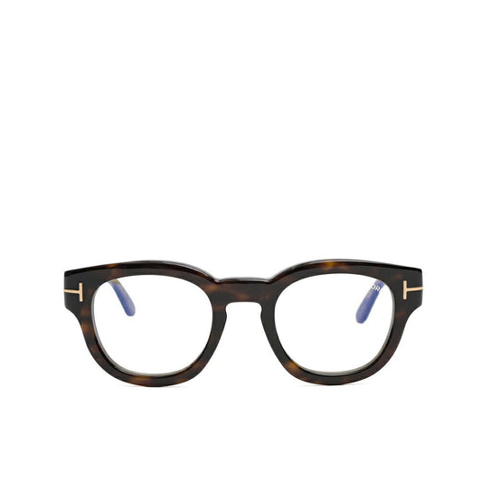 TOM FORD “TF6028-B” メガネフレーム スクエア型 ブラウン(DARK HAVANA) 4.2cm×4.9cm×2.3cm×14cm×14cm | GUARDAROBA MILANO OFFICIAL STORE