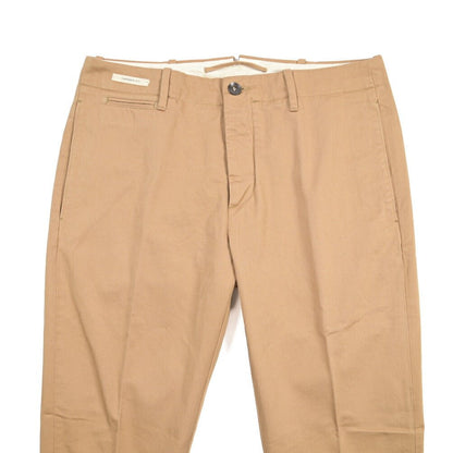 YCHAI コットン100% テーパードチノパンツ / TAPERED FIT ベージュ 28 | GUARDAROBA MILANO OFFICIAL STORE