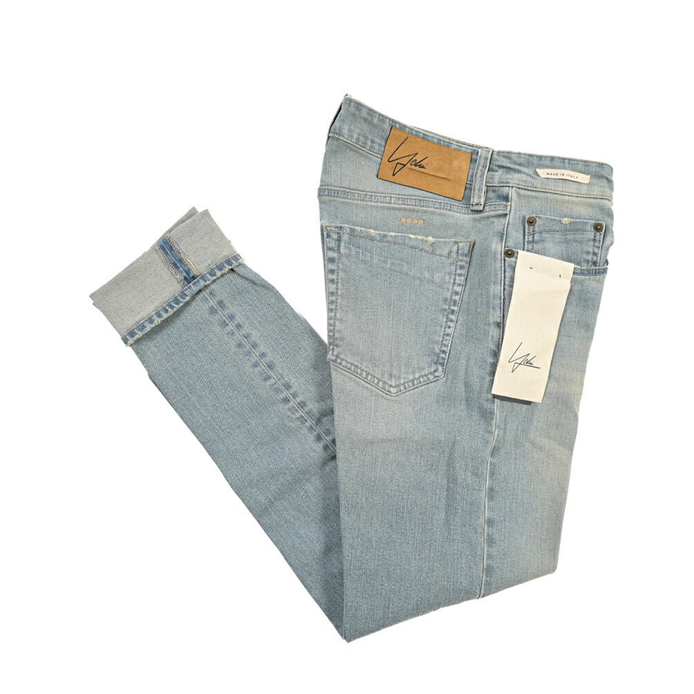 YCHAI “EDMUNDO” ストレッチデニム スキニージーンズ / SKINNY FIT ライトブルー(BLU) 31 | GUARDAROBA MILANO OFFICIAL STORE
