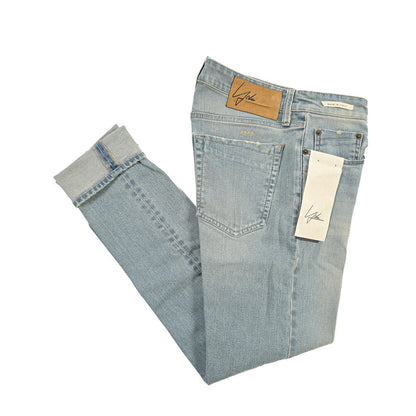 YCHAI “EDMUNDO” ストレッチデニム スキニージーンズ / SKINNY FIT ライトブルー(BLU) 31 | GUARDAROBA MILANO OFFICIAL STORE