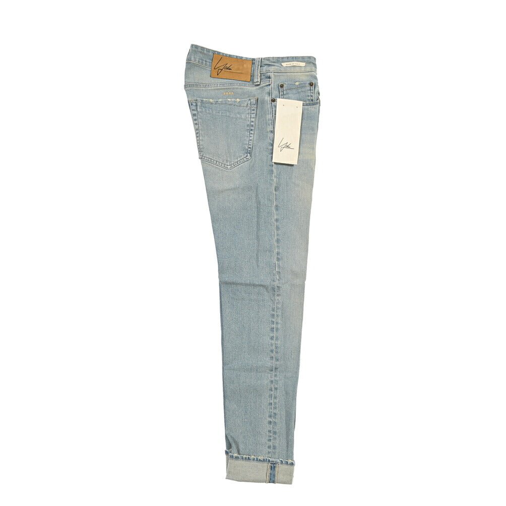 YCHAI “EDMUNDO” ストレッチデニム スキニージーンズ / SKINNY FIT ライトブルー(BLU) 31 | GUARDAROBA MILANO OFFICIAL STORE