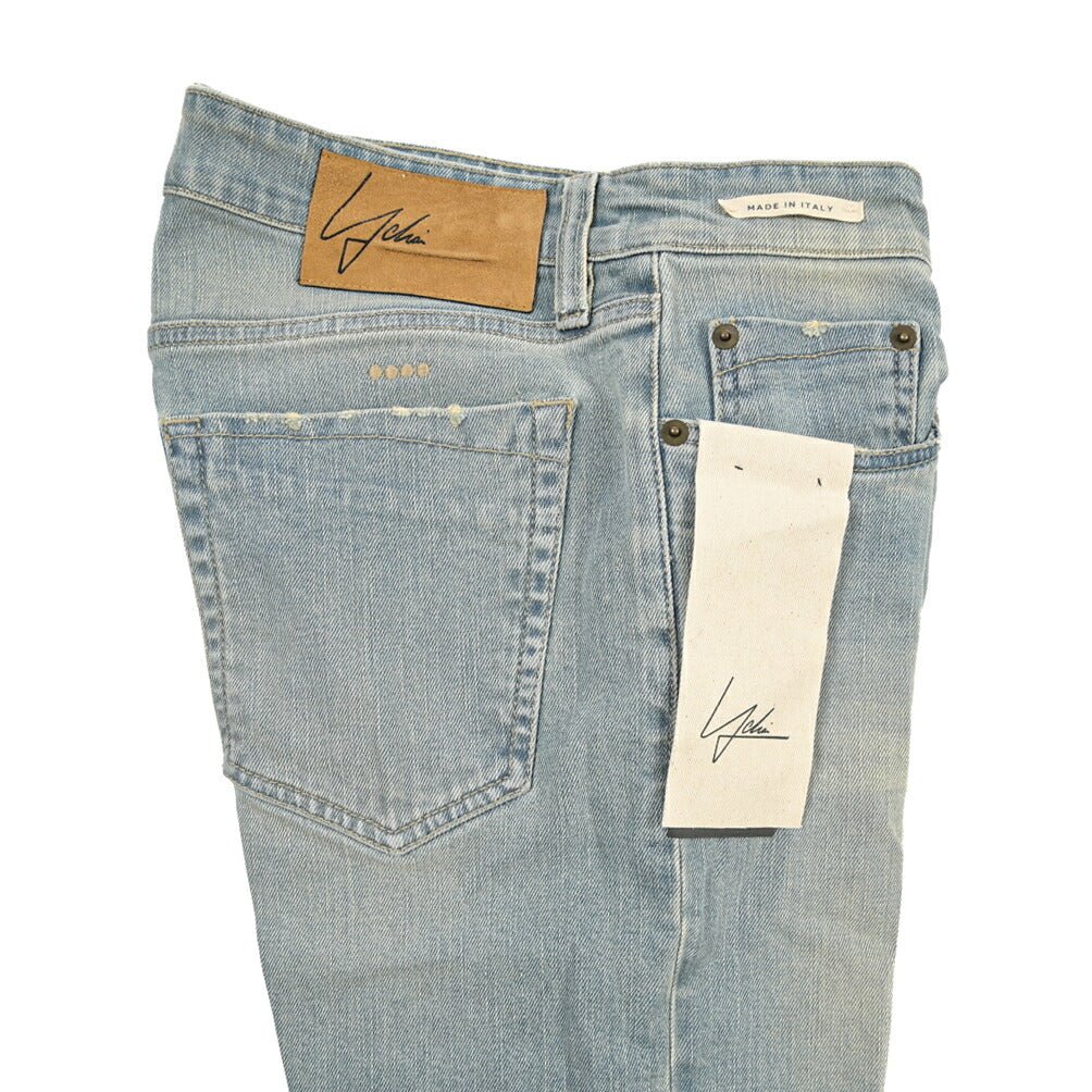 YCHAI “EDMUNDO” ストレッチデニム スキニージーンズ / SKINNY FIT ライトブルー(BLU) 31 | GUARDAROBA MILANO OFFICIAL STORE