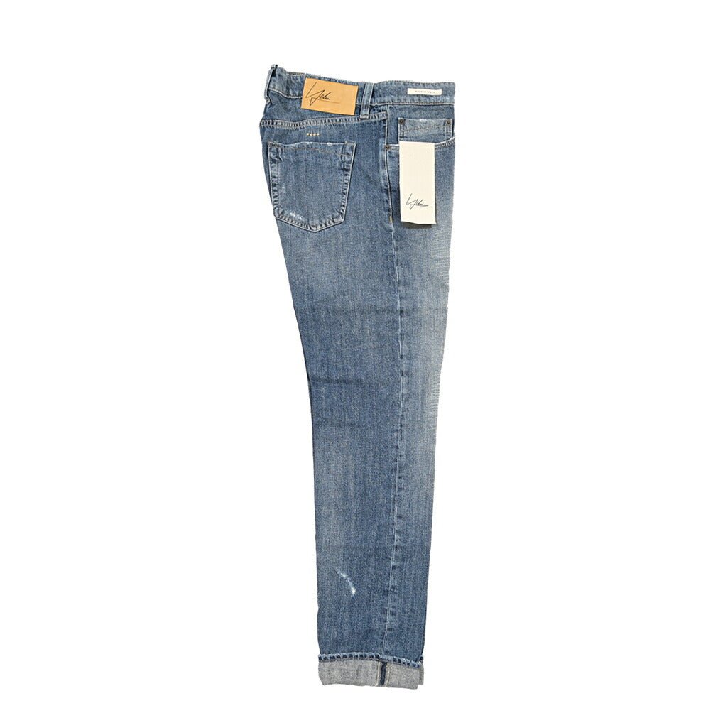 YCHAI “PANATELA” コットン100%デニム スキニージーンズ / SKINNY FIT ブルー(BLU) 29 | GUARDAROBA MILANO OFFICIAL STORE