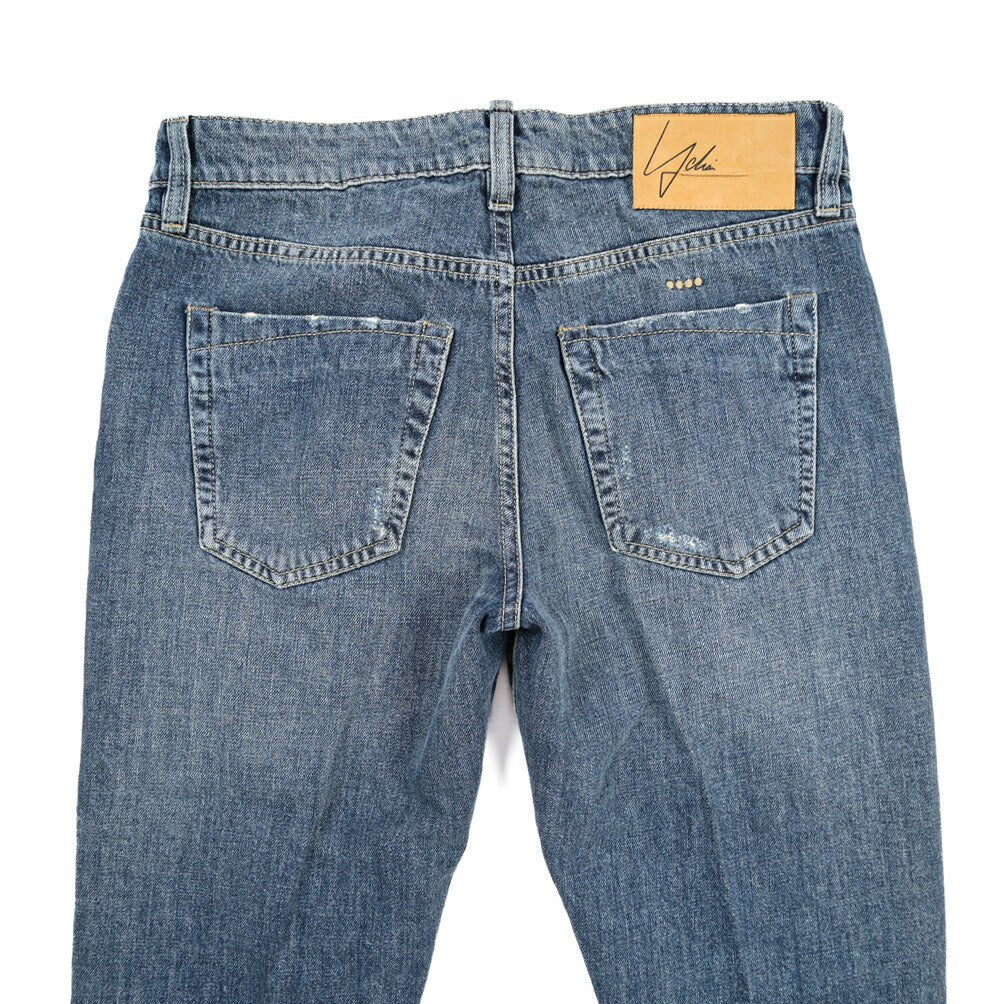 YCHAI “PANATELA” コットン100%デニム スキニージーンズ / SKINNY FIT ブルー(BLU) 29 | GUARDAROBA MILANO OFFICIAL STORE