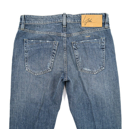 YCHAI “PANATELA” コットン100%デニム スキニージーンズ / SKINNY FIT ブルー(BLU) 29 | GUARDAROBA MILANO OFFICIAL STORE