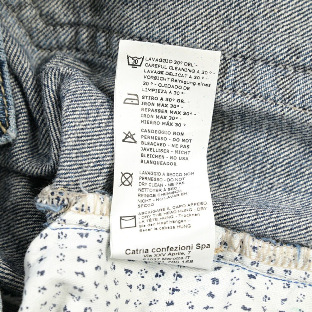 YCHAI “PANATELA” コットン100%デニム スキニージーンズ / SKINNY FIT ブルー(BLU) 29 | GUARDAROBA MILANO OFFICIAL STORE