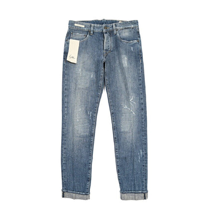 YCHAI “PANATELA” コットン100%デニム スキニージーンズ / SKINNY FIT ブルー(BLU) 29 | GUARDAROBA MILANO OFFICIAL STORE