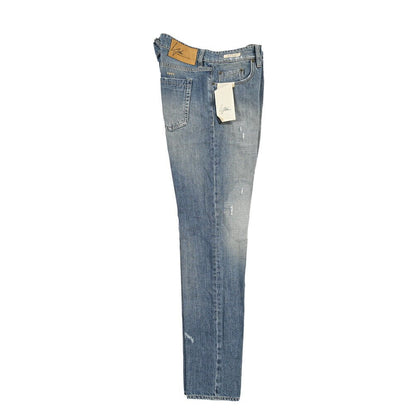 YCHAI “PANATELA” コットン100%デニム スキニージーンズ / SKINNY FIT ブルー(BLU) 33 | GUARDAROBA MILANO OFFICIAL STORE