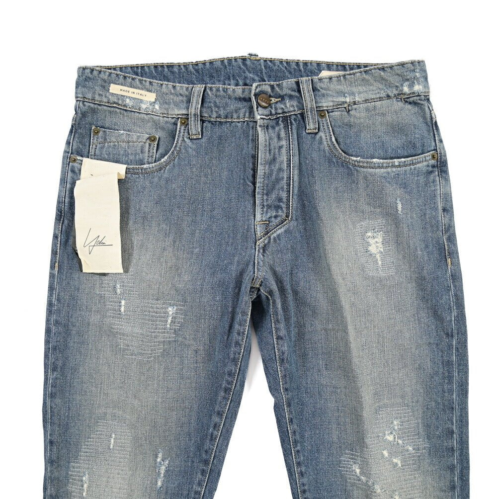 YCHAI “PANATELA” コットン100%デニム スキニージーンズ / SKINNY FIT ブルー(BLU) 33 | GUARDAROBA MILANO OFFICIAL STORE