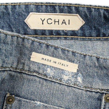 YCHAI “PANATELA” コットン100%デニム スキニージーンズ / SKINNY FIT ブルー(BLU) 33 | GUARDAROBA MILANO OFFICIAL STORE