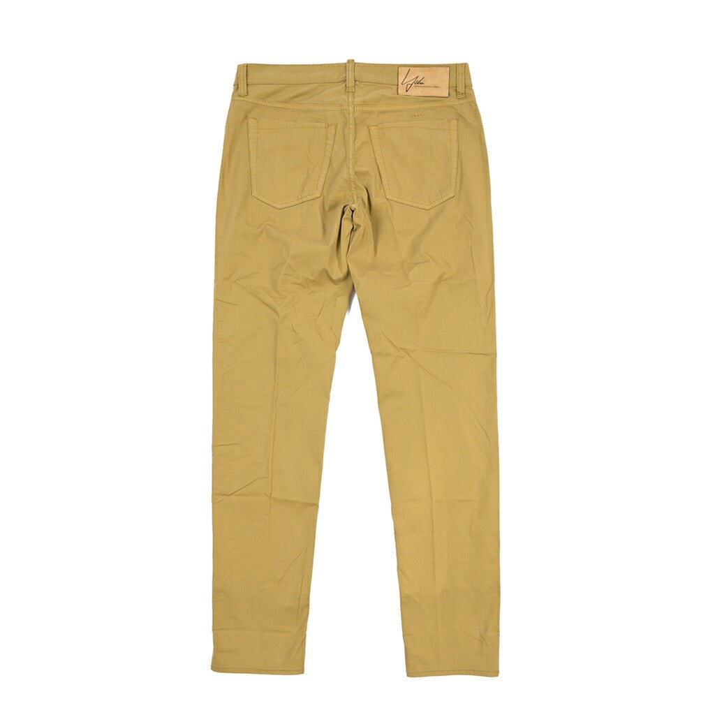 YCHAI “PANATELA” ストレッチコットン 5ポケットカラーパンツ / SKINNY FIT カーキグリーン(SENAPE) 33 | GUARDAROBA MILANO OFFICIAL STORE
