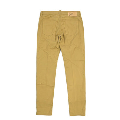YCHAI “PANATELA” ストレッチコットン 5ポケットカラーパンツ / SKINNY FIT カーキグリーン(SENAPE) 33 | GUARDAROBA MILANO OFFICIAL STORE