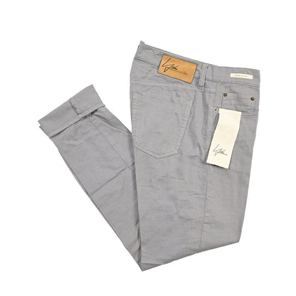 YCHAI “PANATELA” リネン混デニム 5ポケットカラージーンズ / SKINNY FIT グレー(GRIGIO) 33 | GUARDAROBA MILANO OFFICIAL STORE