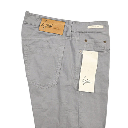 YCHAI “PANATELA” リネン混デニム 5ポケットカラージーンズ / SKINNY FIT グレー(GRIGIO) 33 | GUARDAROBA MILANO OFFICIAL STORE
