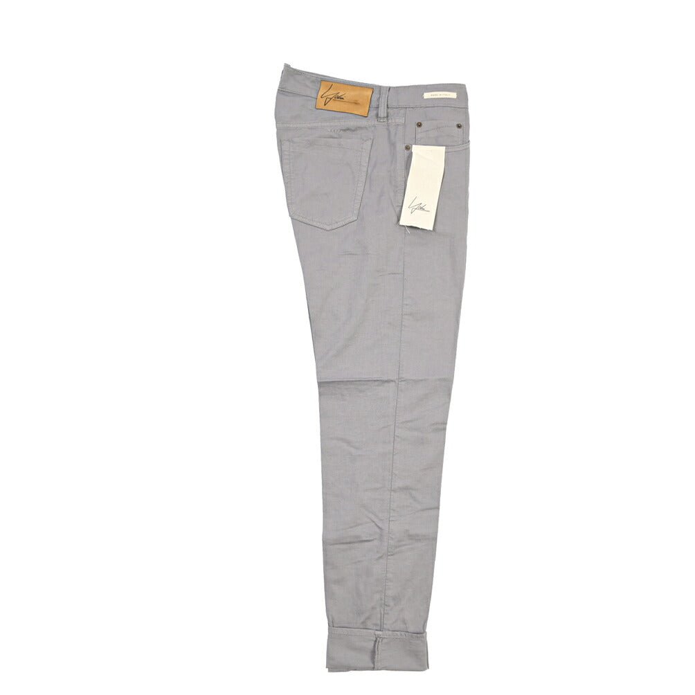 YCHAI “PANATELA” リネン混デニム 5ポケットカラージーンズ / SKINNY FIT グレー(GRIGIO) 33 | GUARDAROBA MILANO OFFICIAL STORE