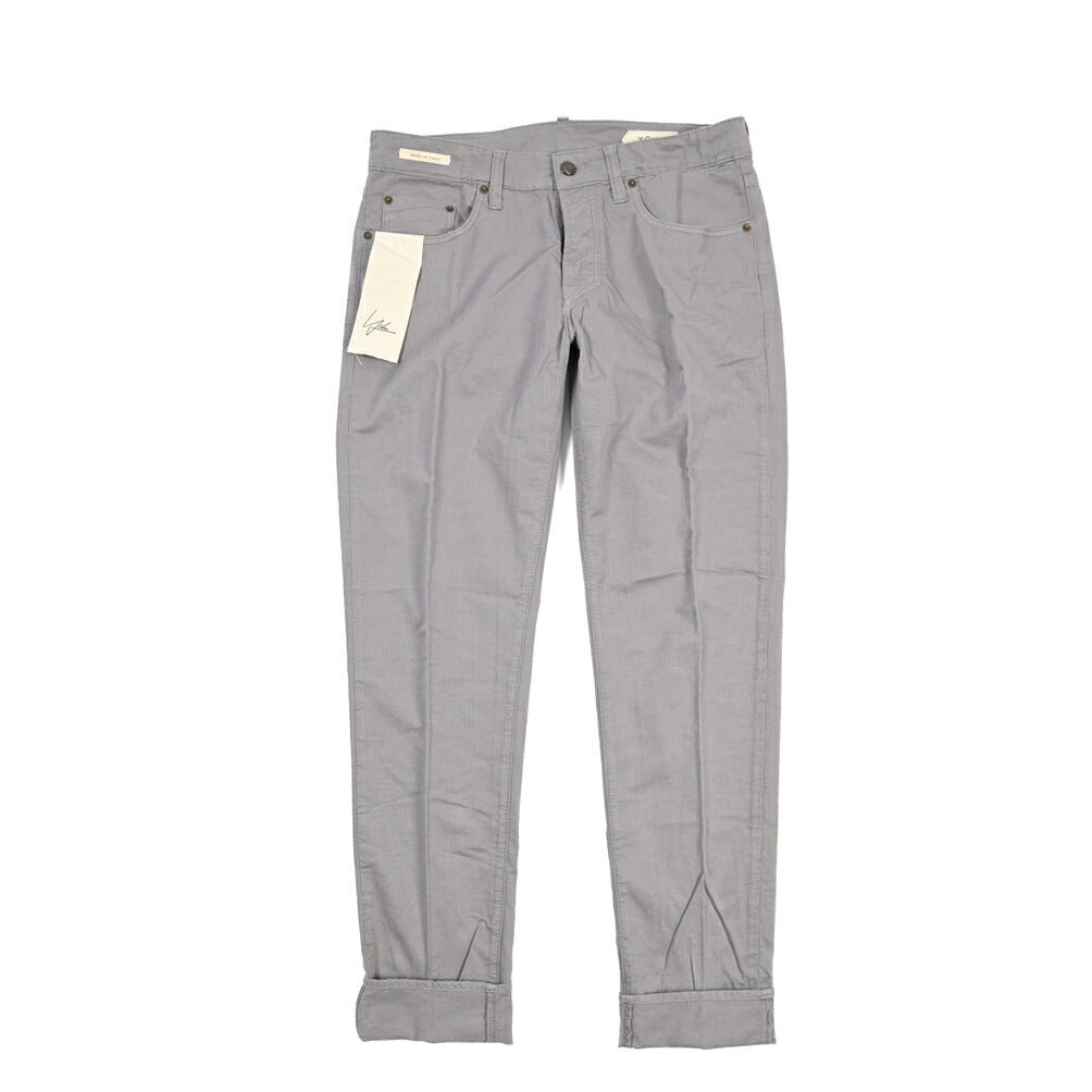 YCHAI “PANATELA” リネン混デニム 5ポケットカラージーンズ / SKINNY FIT グレー(GRIGIO) 33 | GUARDAROBA MILANO OFFICIAL STORE