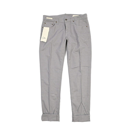 YCHAI “PANATELA” リネン混デニム 5ポケットカラージーンズ / SKINNY FIT グレー(GRIGIO) 33 | GUARDAROBA MILANO OFFICIAL STORE