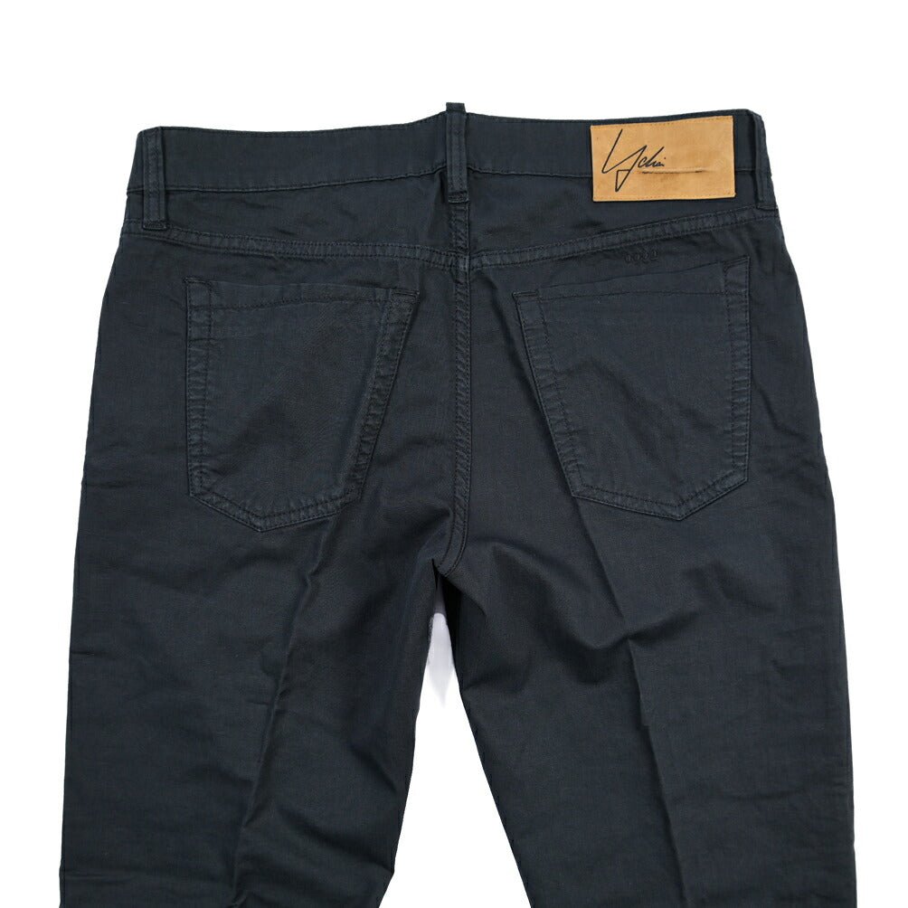 YCHAI “PANATELA” リネン混デニム 5ポケットカラージーンズ / SKINNY FIT ネイビー(BLU) 33 | GUARDAROBA MILANO OFFICIAL STORE