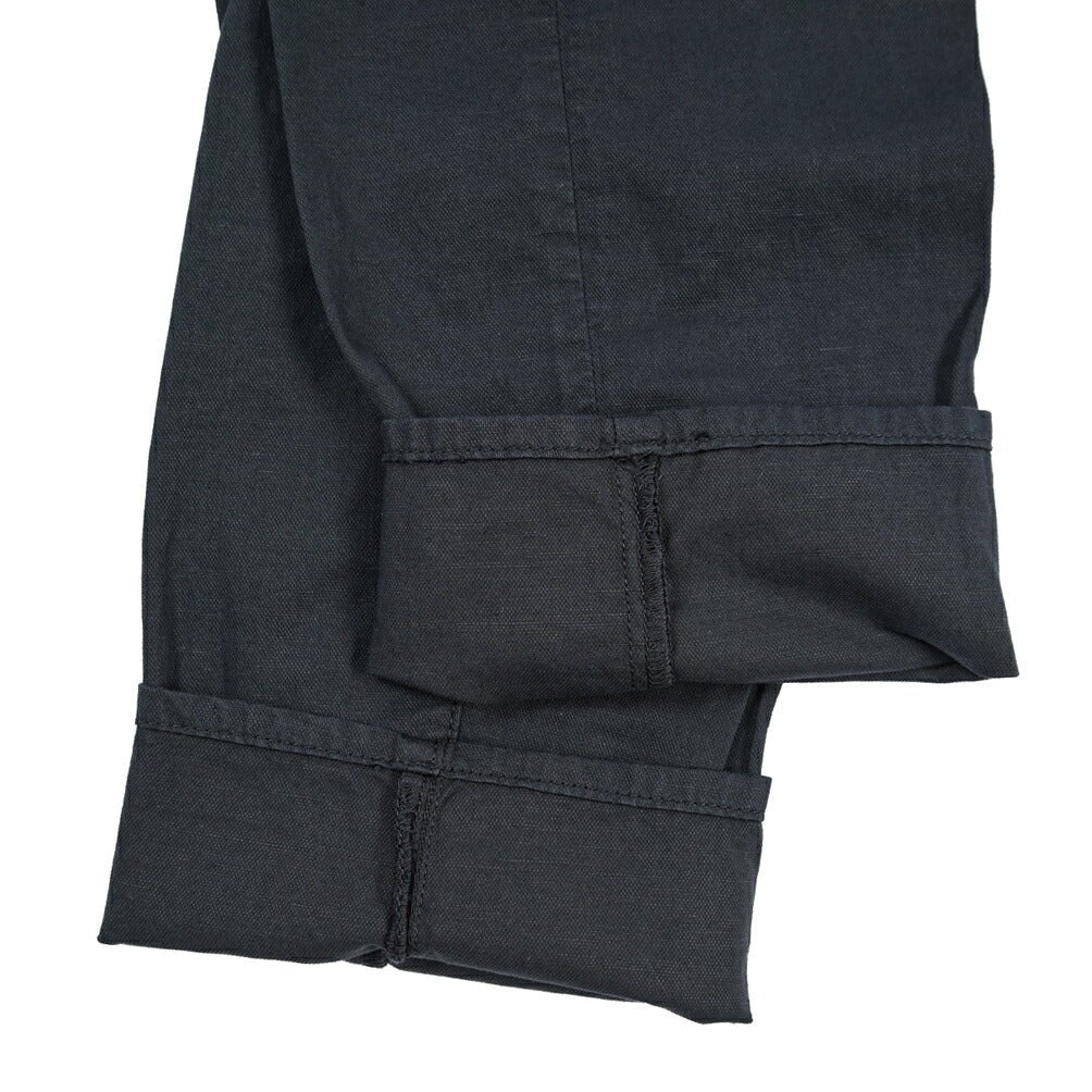 YCHAI “PANATELA” リネン混デニム 5ポケットカラージーンズ / SKINNY FIT ネイビー(BLU) 33 | GUARDAROBA MILANO OFFICIAL STORE