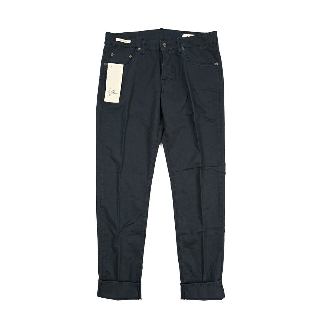 YCHAI “PANATELA” リネン混デニム 5ポケットカラージーンズ / SKINNY FIT ネイビー(BLU) 33 | GUARDAROBA MILANO OFFICIAL STORE