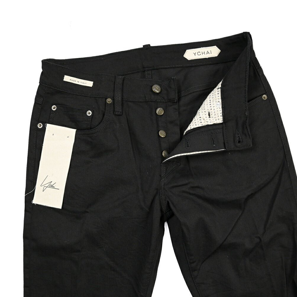 YCHAI “PANATELA” ストレッチデニム 5ポケットカラージーンズ / SKINNY FIT ブラック（NERO） 33 | GUARDAROBA MILANO OFFICIAL STORE