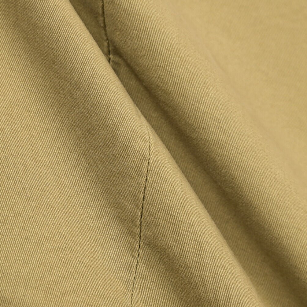 YCHAI “PANATELA” ストレッチコットン ノータックチノパンツ / SKINNY FIT カーキグリーン(SENAPE) 30 | GUARDAROBA MILANO OFFICIAL STORE