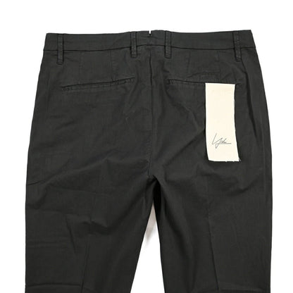 YCHAI “PANATELA” ストレッチコットン ノータックチノパンツ / SKINNY FIT ブラック(NERO) 31 | GUARDAROBA MILANO OFFICIAL STORE