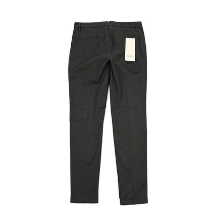 YCHAI “PANATELA” ストレッチコットン ノータックチノパンツ / SKINNY FIT ブラック(NERO) 31 | GUARDAROBA MILANO OFFICIAL STORE