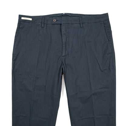 YCHAI “PANATELA” ストレッチコットン ノータックチノパンツ / SKINNY FIT ネイビー(BLU) 30 | GUARDAROBA MILANO OFFICIAL STORE