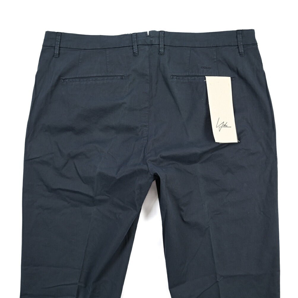 YCHAI “PANATELA” ストレッチコットン ノータックチノパンツ / SKINNY FIT ネイビー(BLU) 30 | GUARDAROBA MILANO OFFICIAL STORE