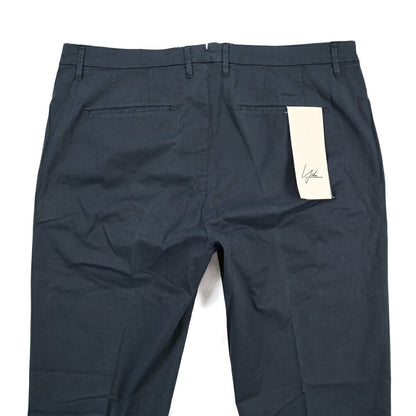 YCHAI “PANATELA” ストレッチコットン ノータックチノパンツ / SKINNY FIT ネイビー(BLU) 30 | GUARDAROBA MILANO OFFICIAL STORE
