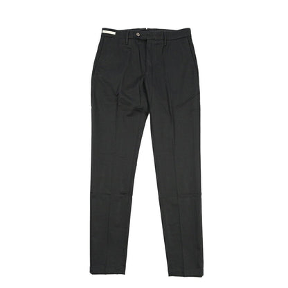 YCHAI “PANATELA” ストレッチコットン ノータックチノパンツ / SKINNY FIT ブラック(NERO) 31 | GUARDAROBA MILANO OFFICIAL STORE