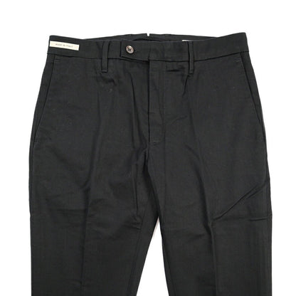 YCHAI “PANATELA” ストレッチコットン ノータックチノパンツ / SKINNY FIT ブラック(NERO) 31 | GUARDAROBA MILANO OFFICIAL STORE