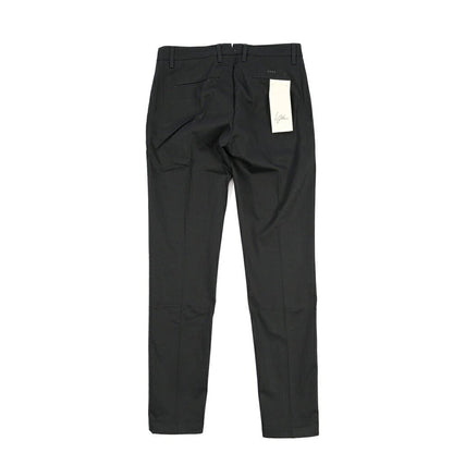 YCHAI “PANATELA” ストレッチコットン ノータックチノパンツ / SKINNY FIT ブラック(NERO) 31 | GUARDAROBA MILANO OFFICIAL STORE