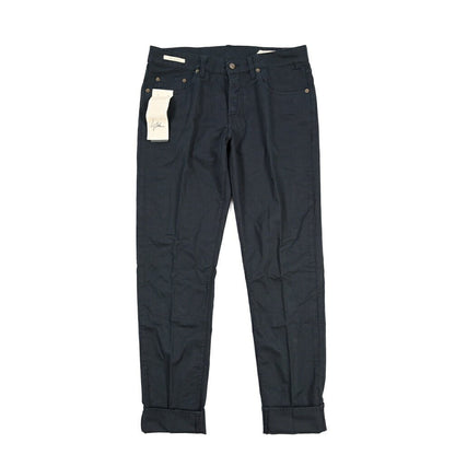 YCHAI “PANATELA” リネン混デニム カラースキニージーンズ / SKINNY FIT ネイビー(BLU) 33 | GUARDAROBA MILANO OFFICIAL STORE