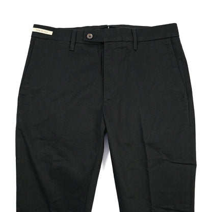 YCHAI “PANATELA” ストレッチコットン ノータックチノパンツ / SKINNY FIT ブラック(NERO) 31 | GUARDAROBA MILANO OFFICIAL STORE