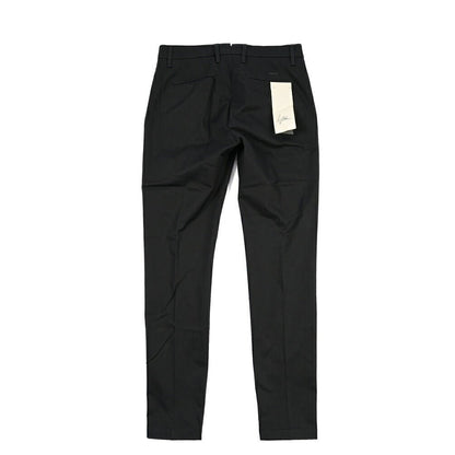YCHAI “PANATELA” ストレッチコットン ノータックチノパンツ / SKINNY FIT ブラック(NERO) 31 | GUARDAROBA MILANO OFFICIAL STORE