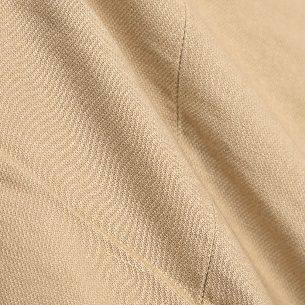 YCHAI “PANATELA” リネン混コットン ノータックストレッチパンツ / SKINNY FIT ベージュ(BEIGE) 32 | GUARDAROBA MILANO OFFICIAL STORE