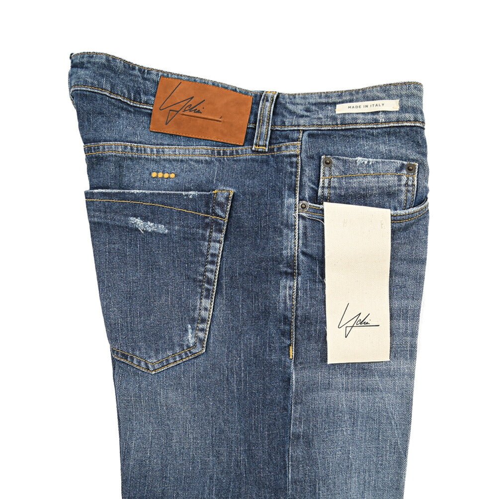 YCHAI “PANATELA” ストレッチデニム スキニージーンズ / SKINNY FIT ブルー(BLU) 29 | GUARDAROBA MILANO OFFICIAL STORE