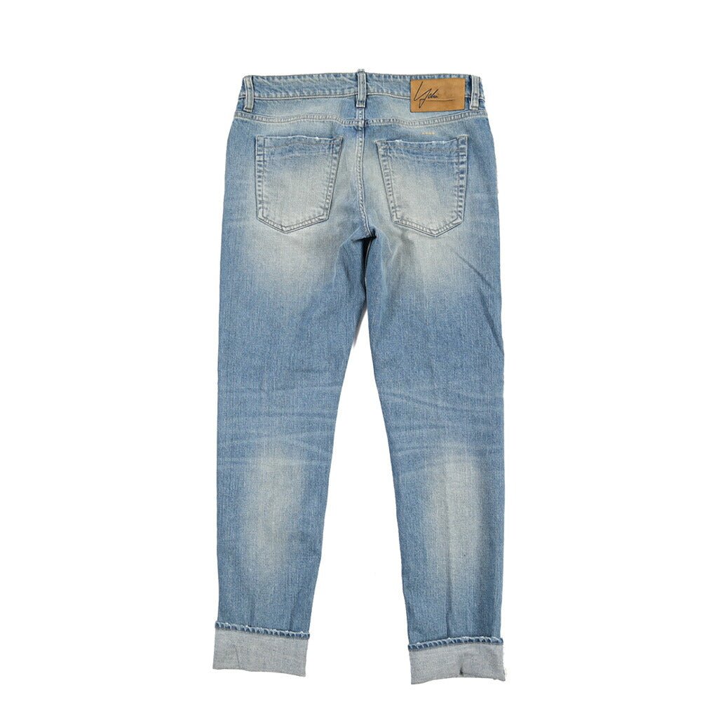 YCHAI “PANATELA” ストレッチデニム スキニージーンズ / SKINNY FIT ライトブルー(BLU) 33 | GUARDAROBA MILANO OFFICIAL STORE