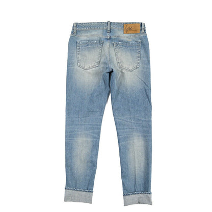 YCHAI “PANATELA” ストレッチデニム スキニージーンズ / SKINNY FIT ライトブルー(BLU) 33 | GUARDAROBA MILANO OFFICIAL STORE
