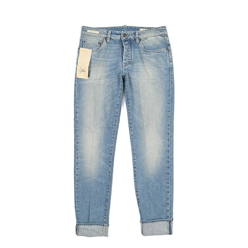 YCHAI “PANATELA” ストレッチデニム スキニージーンズ / SKINNY FIT ライトブルー(BLU) 33 | GUARDAROBA MILANO OFFICIAL STORE