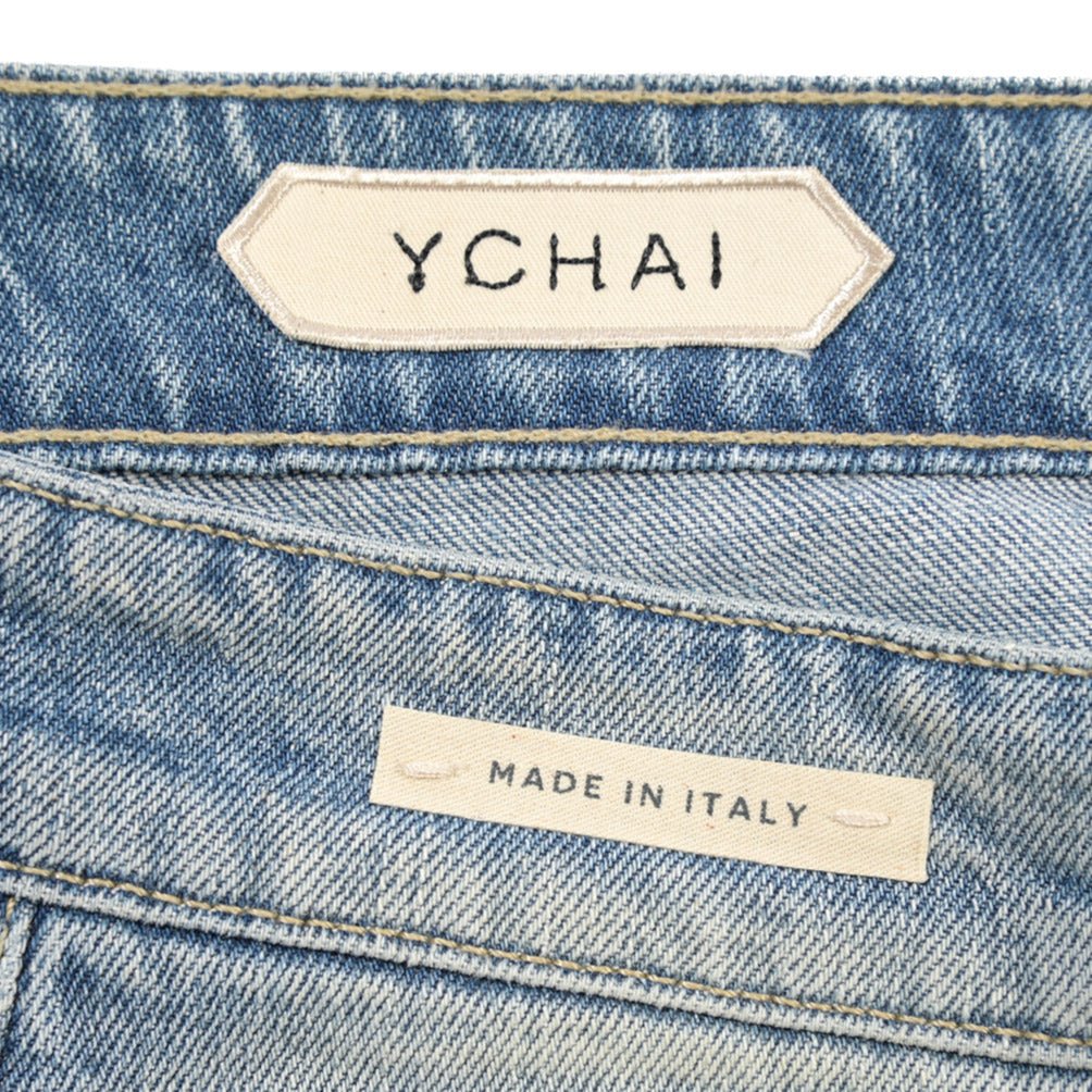 YCHAI “PANATELA” ストレッチデニム スキニージーンズ / SKINNY FIT ライトブルー(BLU) 33 | GUARDAROBA MILANO OFFICIAL STORE