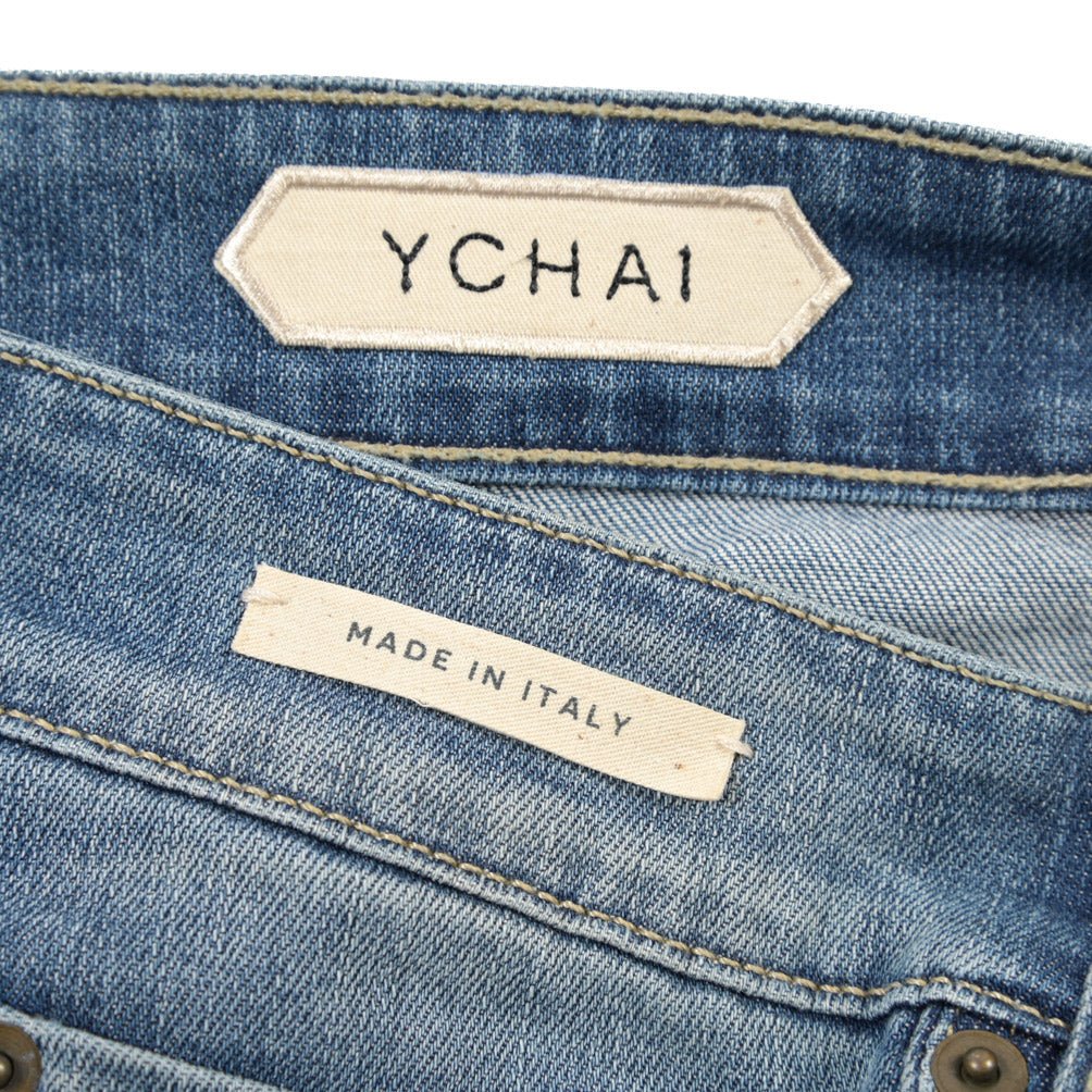 YCHAI “PANATELA” ストレッチデニム スキニージーンズ / SKINNY FIT ブルー(BLU) 33 | GUARDAROBA MILANO OFFICIAL STORE