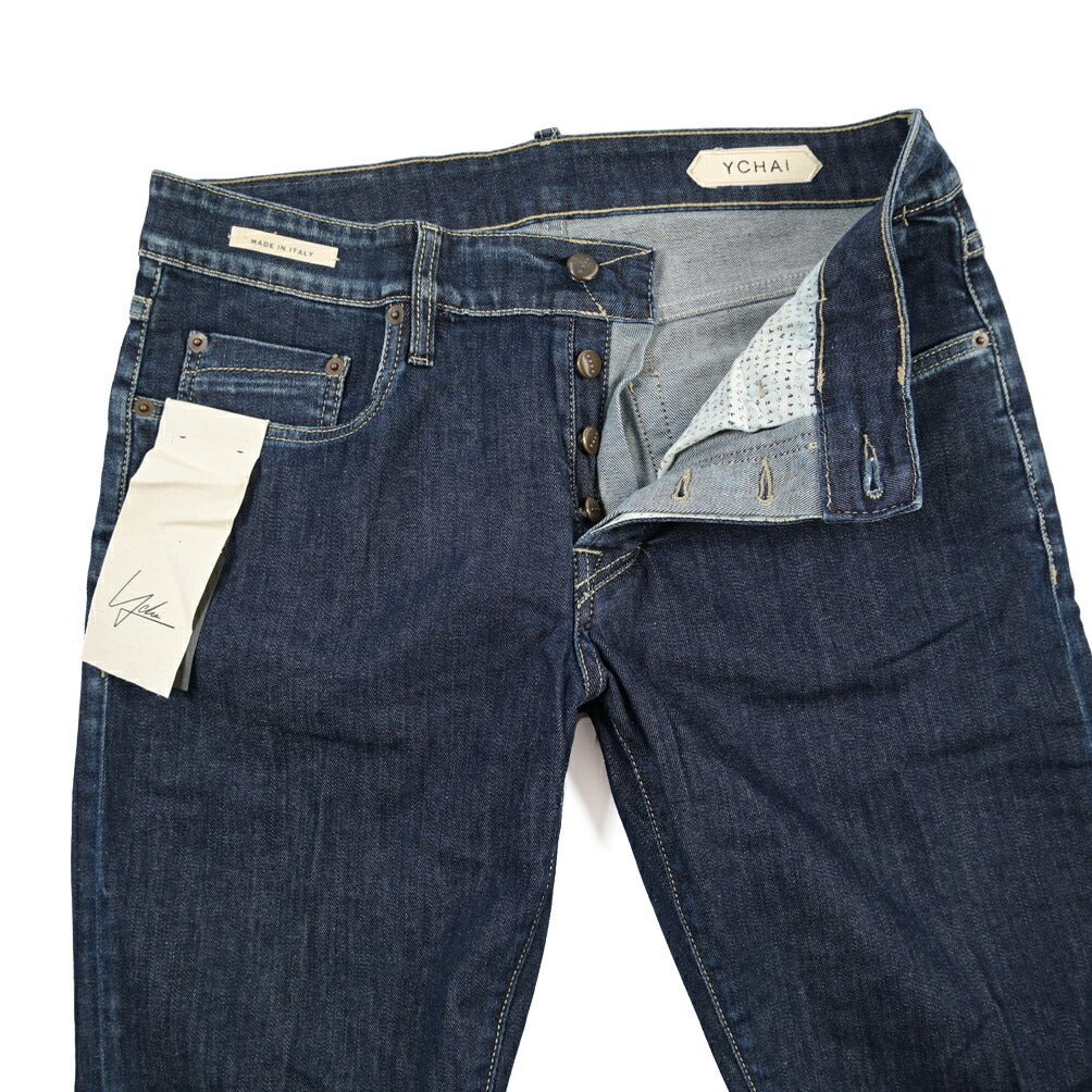 YCHAI “PANATELA” ストレッチデニム スキニージーンズ / SKINNY FIT ネイビー(BLU) 33 | GUARDAROBA MILANO OFFICIAL STORE